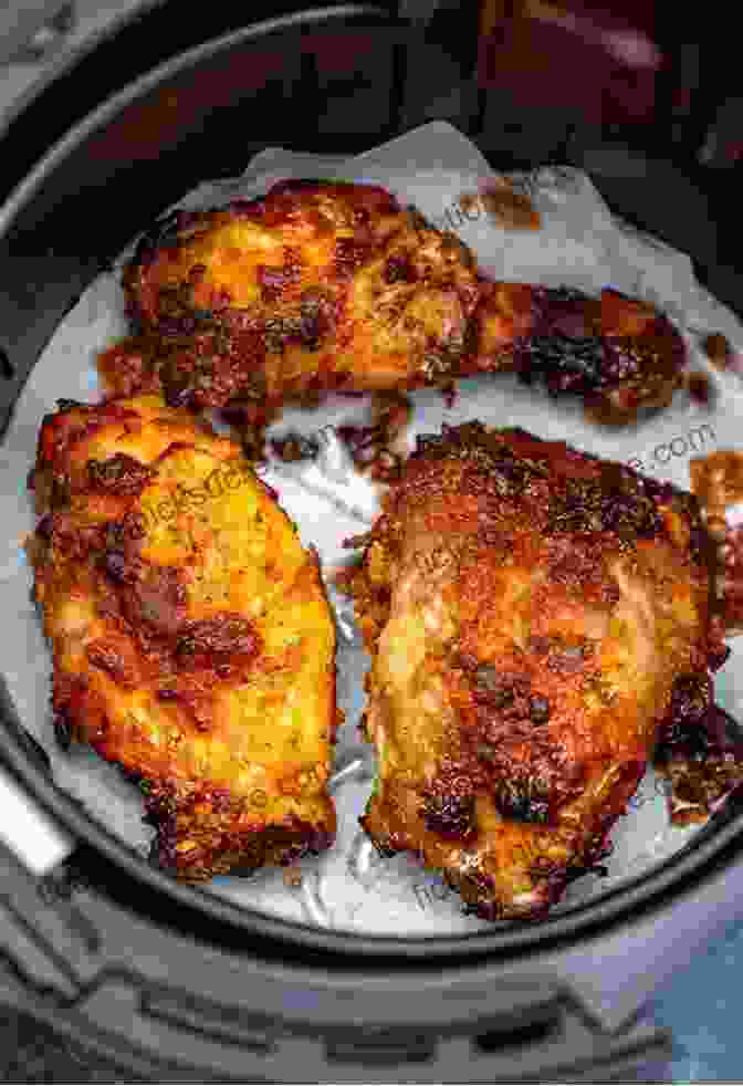 Featured Air Fryer Recipe: Crispy Air Fryer Chicken Wings BEST AIR FRYER RECIPES COOKBOOK